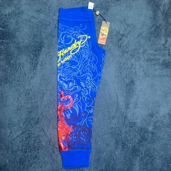 Ed Hardy Vintage Sweatpants Jogger Rare Vintage NWT Medium - Picture 7 of 9